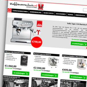 Hartelijk welkom op de vernieuwde website van Koffiewarenhuis.nl!