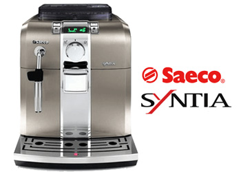 De Saeco Syntia espressomachine nu levebaar bij Koffiewarenhuis.nl!