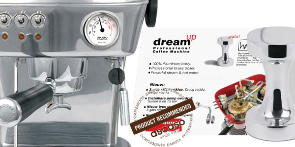Nu leverbaar bij Koffiewarenhuis.nl, de vernieuwde Ascaso Dream!