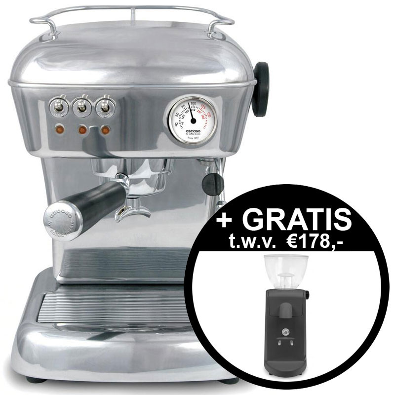 TOP AANBIEDING; Bij aankoop van een Ascaso Dream nu een Ascaso I-Basic t.w.v. €178,- cadeau!