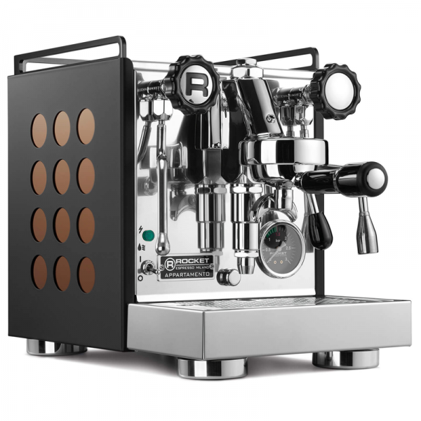 Bestel Rocket Espresso Appartamento Nera Koper Semi automatische