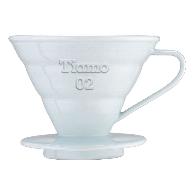 Tiamo Dripper Keramiek V02 Wit
